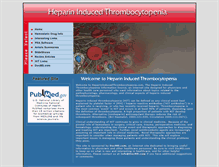 Tablet Screenshot of heparininducedthrombocytopenia.com